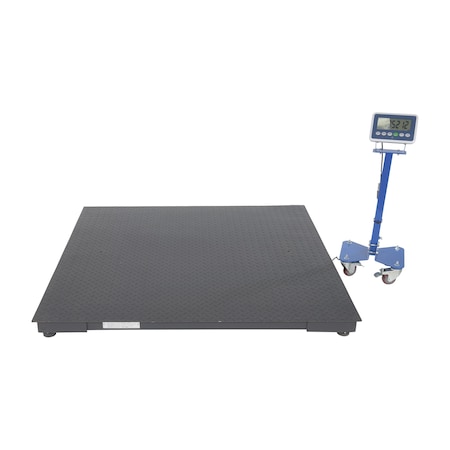 Vestil Low Profile Floor Scale 60x60, 4000 lb Capacity VLPFS-4B